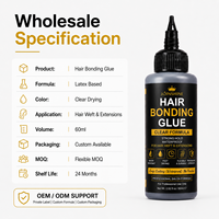 Colle de fixation pour cheveux sous marque privée avec support OEM – Fixation forte pour tissages et extensions capillaires