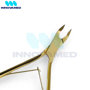 Venta superior Haga su propio Mango antideslizante Forma plana Mandíbula afilada de acero inoxidable Apertura de mandíbula ancha Removedor muerto duradero Dedo de cutícula - Product Image 4