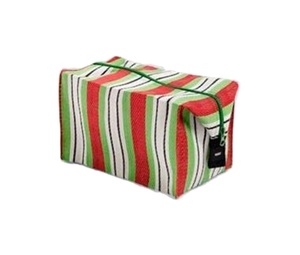 Nuevo cosmético de plástico de polipropileno reciclado de nailon con patrón personalizado de lujo para mujer para neceser, bolsa de maquillaje con cremallera a la moda - Product Image 2