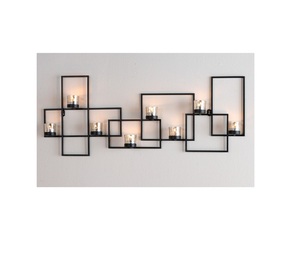 Candelero cónico decorativo de mesa personalizado de gran venta candelabro de cerámica blanca con mango - Product Image 1