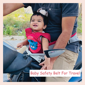 POLKA TOTS Harnais de sécurité pour enfant à deux roues/<span class=keywords><strong>moto</strong></span> avec porte-bébé réglable pour tout-petit bébé enfants - Product Image 3