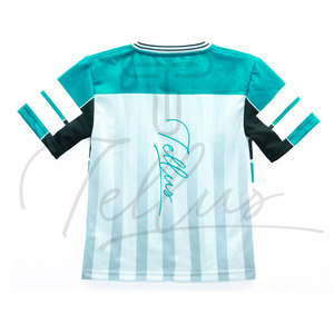 Diseña Tu Propio Estilo, Jersey de Fútbol Americano para Niños, Personalizable, Manga Corta, Talla Grande, Transpirable, de Secado Rápido para Verano - Product Image 4