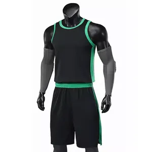 Conjunto de Uniforme de Baloncesto Reversible Personalizado para Adultos, Transpirable, de Secado Rápido, con Estampado y Personalización por Transferencia de Calor, Tallas Grandes - Product Image 4