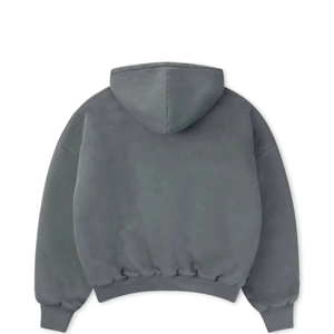 Sweat-shirts décontractés surdimensionnés pour hommes, style streetwear hip-hop, avec logo personnalisé et impression sur mesure, épaules tombantes, OEM - Product Image 2