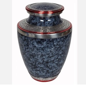 Urnas de cremación para adultos de alta calidad, cenizas humanas, estilo europeo, Metal de madera, latón, mármol, hierro, acero, suministros funerarios coloridos - Product Image 2