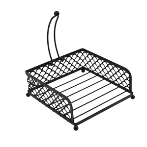 Cesta para Servilletas de Metal, Diseño Elegante, Compacta, Almacenamiento Estilizado para Servilletas y Pañuelos - Product Image 1