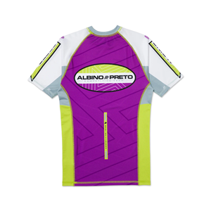 Vêtement de compression de haute qualité en gros pour hommes, rashguard en spandex UPF50 pour le surf, la plongée, le BJJ, le MMA, la salle de sport, chemises de compression 2026 Albino preto - Product Image 2