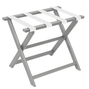 Silver Finish Metal <b>Luggage</b> <b>Rack</b> For Modern Hotels Adding Elegance And Clean Look To Every Guest Room Interior - Product Image 1
