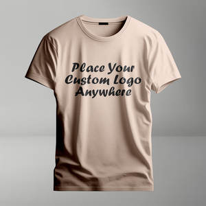 เสื้อยืดผ้าฝ้าย100เปอร์เซ็นต์สำหรับผู้ชายผ้าเฮฟวี่เวท180gsm พิมพ์โลโก้ได้ตามต้องการ - Product Image 5