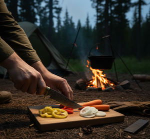 Cuchillo Multifuncional Ligero de Acero Inoxidable Forjado de Grado Industrial Personalizable, con Mango de Plástico, para Caza, Camping y Actividades al Aire Libre - Product Image 2