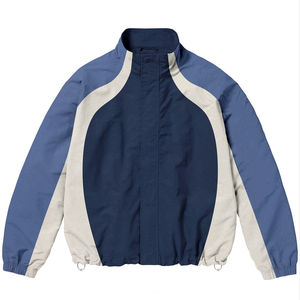 Chándal de nailon 100%, conjunto cortavientos hecho a medida, pantalones de chándal y chaquetas de cintura elástica, conjunto de dos piezas para correr Unisex, longitud completa - Product Image 4