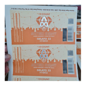 Etiquetas de embalaje decorativas con impresión UV fluorescente personalizadas de alta calidad, pegatinas de vinilo redondas impermeables para decoración de perfumes - Product Image 5