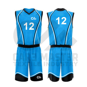 Ensembles d'uniformes de basket-ball rouge de la meilleure conception Uniformes demi-manches de haute qualité confortables et respirants - Product Image 5