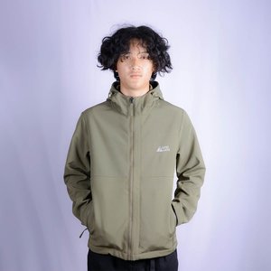 เสื้อแจ็คเก็ตผู้ชายแบบมีฮู้ดกันน้ำกันลม ยี่ห้อ Navigate รุ่น Softshell - Product Image 2