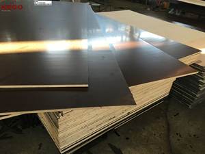 17mm 18mm Good Quality Black Film Faced Plywood Formwork Plywood Manufacture - Product Image 4