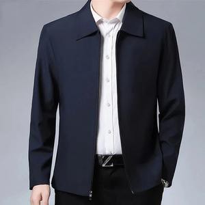 Chaqueta de Motociclista de Piel de Vaca con Cuello Mao, Estilo Urbano, Ajustada, Resistente al Frío, Impermeable, Moda Masculina 2024 - Product Image 2