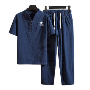 Moisture Wicking Stretch Men Summer Tracksuits Featuring Ergonomic Seams Comfortable Outing Wears For Daily Wears - Product Image 5
