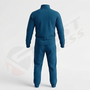 Ensemble de survêtement polaire deux pièces à capuche pour homme, léger et respirant, idéal pour la course en extérieur et la séchage rapide – Collection Automne Hiver - Product Image 2