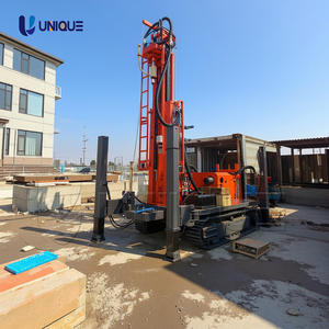 Plataforma de Perforación de Pozos de Agua Hidráulica Montada sobre Orugas, Accionada por Diésel, de 260 m de Profundidad, Componentes Principales, Diámetro de Perforación de 250 mm, Portátil - Product Image 1