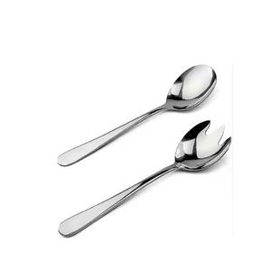 Juego de servidor de ensalada dorado de Metal de la mejor calidad de primera calidad, Mango para mesa de cocina, juegos de cuchara y tenedor para comer alimentos - Product Image 4