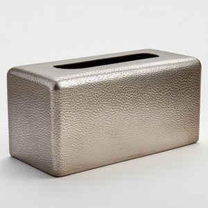 Boîte à mouchoirs multifonctionnelle industrielle moderne, construction métallique durable faite à la main, couleur et taille personnalisables pour les intérieurs tendance - Product Image 2