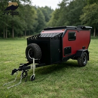 Caravane hybride tout-terrain, caravane de voyage, caravane de camping, caravane tout-terrain 4x4, caravane de camping en plein air