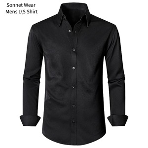 Chemise habillée unie pour homme - Product Image 6