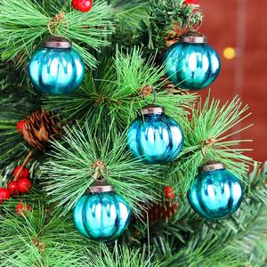 Adornos navideños de cristal vintage a granel estilo antiguo hecho a mano para decoración de vacaciones al por mayor decoraciones de Árboles Retro - Product Image 2