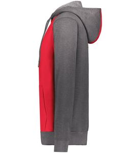 Logo personnalisé du vendeur OEM vieilli pour sweat à capuche à imprimé bouffant 100% coton fermeture éclair polaire surdimensionnée pour la saison automne hiver - Product Image 6