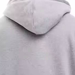 Sudadera con Capucha Extra Grande para Hombre, Diseño Personalizado, Transpirable, con Patrón Sólido, Sudadera de Invierno 100% Algodón Orgánico, Superventas - Product Image 5