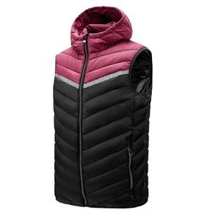 Chaqueta Acolchada sin Mangas con Capucha para Hombre, Talla Grande, Última Moda 2023, Personalizada, Cómoda, Impermeable y Transpirable para Invierno - Product Image 1