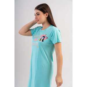 เสื้อยืดผู้หญิงทรงโอวัล BAYAN O YAKA KISA KOL ETEGI - Product Image 4