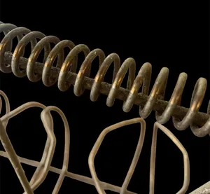 Soporte para bebidas de 8 tazas de oro vintage, soporte MCM, alambre de Metal de estilo de mediados de siglo para decoración del hogar - Product Image 1