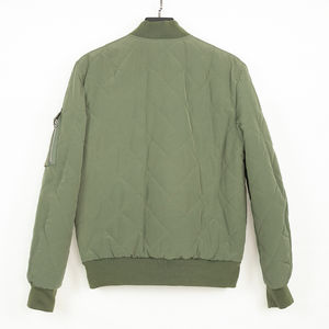 Chaqueta Bomber de Invierno para Mujer, con Logotipo Personalizado, Cortavientos, Ligera, Transpirable, de Tela Tejida, para Uso en Exteriores - Product Image 2