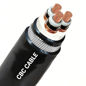 สายไฟฟ้าแรงดันปานกลางหุ้มเกราะ 6.35/11 กิโลโวลต์ 3 แกน ขนาด 185 ตร.มม. ทองแดง/ฉนวน XLPE/ฉนวน SCT/ฉนวน SWA/ฉนวน PVC - Product Image 3