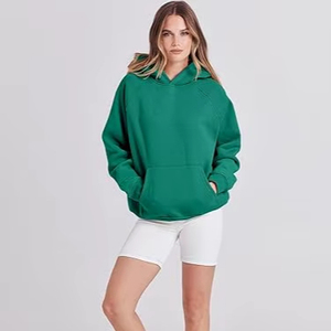 Sudadera con Capucha Bordada Oversize para Hombre, Ajuste Regular Casual, Manga Larga, Venta al por Mayor, Forro Polar Personalizado, Ropa Urbana Ecológica - Product Image 1