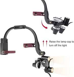 Vente chaude 2025 Loupe à double lampe Unique Double lampe pour la lumière principale d'examen Ent .. - Product Image 6