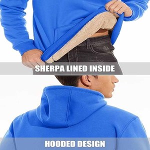 Venta al por mayor pulóver sudadera logotipo personalizado hombres sudaderas con capucha 100% algodón suéter sudaderas con capucha sobre - Product Image 4