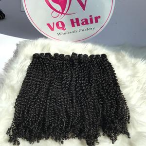 Luxe pour trame de peau super doublement étirée bouclée Extension de cheveux humains vierges 100% Cheveux bruts vietnamiens - Product Image 4