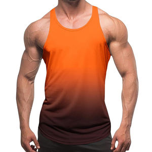 เสื้อกล้ามออกกำลังกายผู้ชาย แห้งเร็ว ผ้าเรียบ แบบร่อง สำหรับฟิตเนส ยิม วิ่งกลางแจ้ง เล่นกีฬา ระบายอากาศได้ดี - Product Image 3