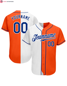 Maillot de baseball personnalisable de haute qualité votre propre logo chemise uniforme de softball en tissu antibactérien extensible respirant - Product Image 2