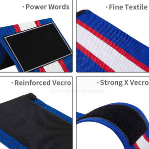 Genouillères de fitness longues personnalisées à haute élasticité Offre Spéciale OEM enveloppes de genou d'haltérophilie de fitness à usage intensif - Product Image 5