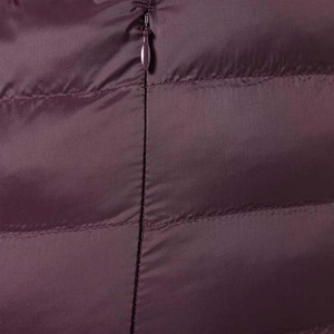 Women's Customized Color Canvas Lightweight Knitted Eco-Friendly Breathable Outdoor Puffer Jacket Autumn <b>Winter</b> <b>Quilted</b> Zip - Product Image 5