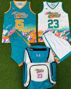 Conjunto de Uniforme de Baloncesto Unisex 2025, Transpirable, Antibacterial, de Malla de Poliéster, Tallas Grandes, Impresión por Sublimación - Product Image 5