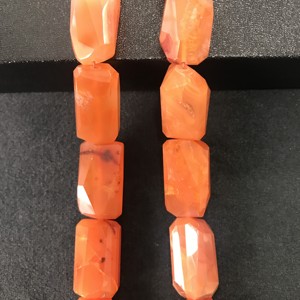 Cuentas Redondas Lisas de Cornalina 100% Naturales, Certificadas por IGI, 25x14 25x14x11mm, Grado AA, Color Naranja Fuego, Gemas Vivaaz para Joyería - Product Image 3