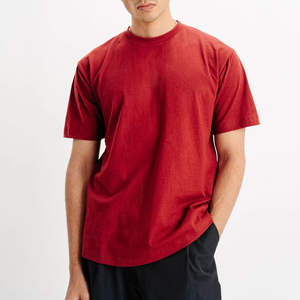 Camiseta de gran tamaño de algodón 100% de alta calidad para hombre, ropa de calle serigrafiada con impresión Digital personalizada, manga corta - Product Image 1