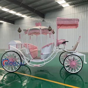 Hot sale classical royal carriage carts and horse drawn cinderella horse carriage