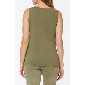 Vêtements de sport pour femmes, sans manches, Sexy, vêtements de Yoga, personnalisés, OEM, vente en gros, bon marché, vêtements d'extérieur, débardeurs amples, nouvelle collection - Product Image 3