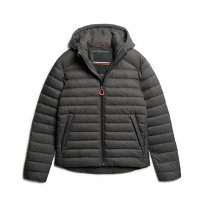New Arrival Winter <b>Padded</b> Canvas <b>Jacket</b> Men's Thickened Warm Hooded Outerwear Front Logo <b>Waterproof</b> Reversible for BD Supplier - Product Image 2