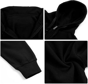 Sudadera con capucha de entrenamiento para hombre Premium personalizada 100% poliéster de doble capa de ajuste holgado de gran tamaño con mangas apiladas y patrón impreso - Product Image 6